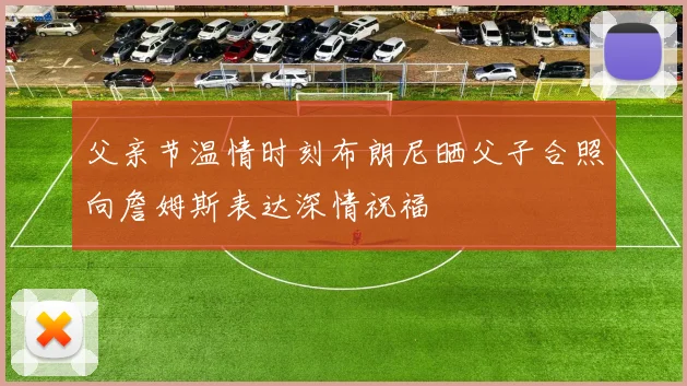 父亲节温情时刻布朗尼晒父子合照向詹姆斯表达深情祝福